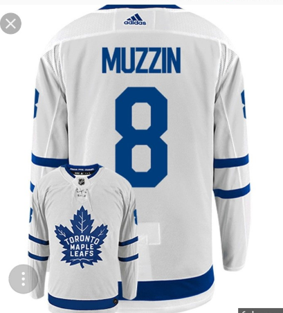 Maple Leafs #8 Jake Muzzin White Adidas Jersey Maple Leafs #8 Jake Muzzin White Adidas Jersey