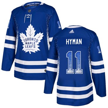 Maple Leafs 11 Zach Hyman Blue Drift Fashion Adidas Jersey Maple Leafs 11 Zach Hyman Blue Drift Fashion Adidas Jersey