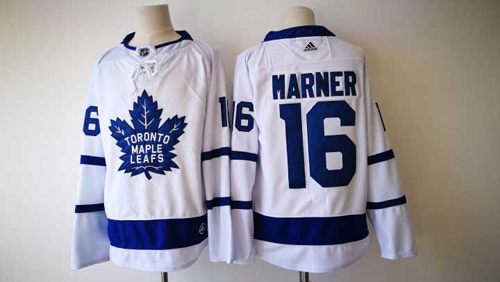 Maple Leafs 16 Mitch Marner White Adidas Jersey