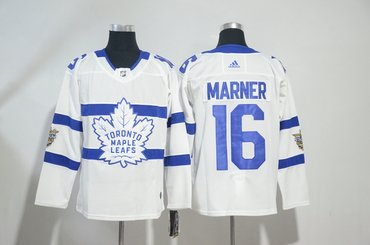 Maple Leafs 16 Mitchell Marner White 2018 NHL Stadium Series Adidas Jersey