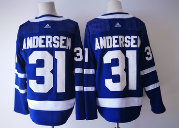 Maple-Leafs-31-Frederik-Andersen-Blue-Adidas-Jersey