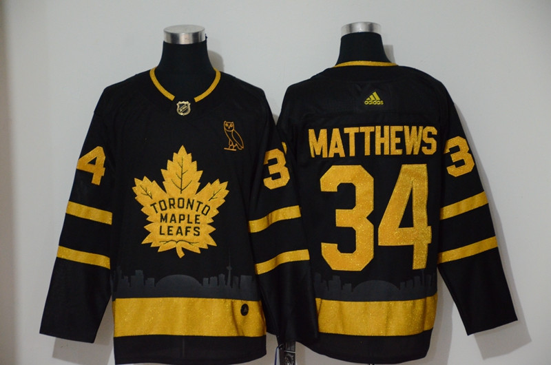 Maple Leafs 34 Auston Matthews Black Gold Adidas Jersey Maple Leafs 34 Auston Matthews Black Gold Adidas Jersey