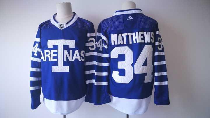 Maple Leafs 34 Auston Matthews Blue Adidas Jersey
