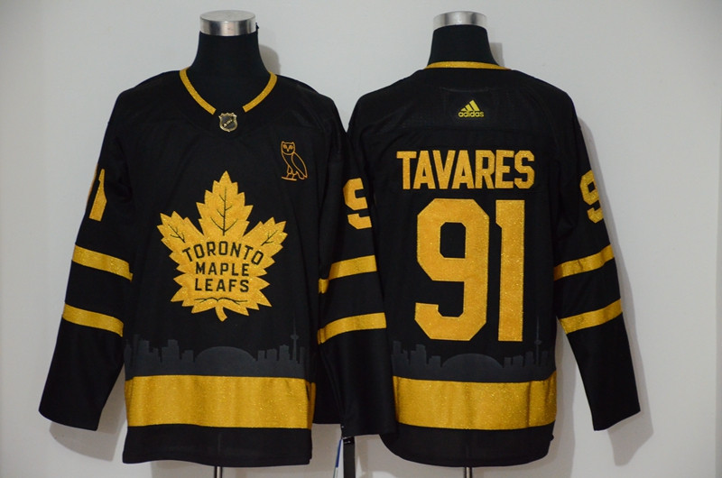 Maple Leafs 91 John Tavares Black Gold Adidas Jersey Maple Leafs 91 John Tavares Black Gold Adidas Jersey