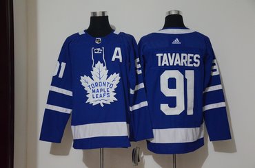 Maple Leafs 91 John Tavares Blue Adidas Jersey Maple Leafs 91 John Tavares Blue Adidas Jersey