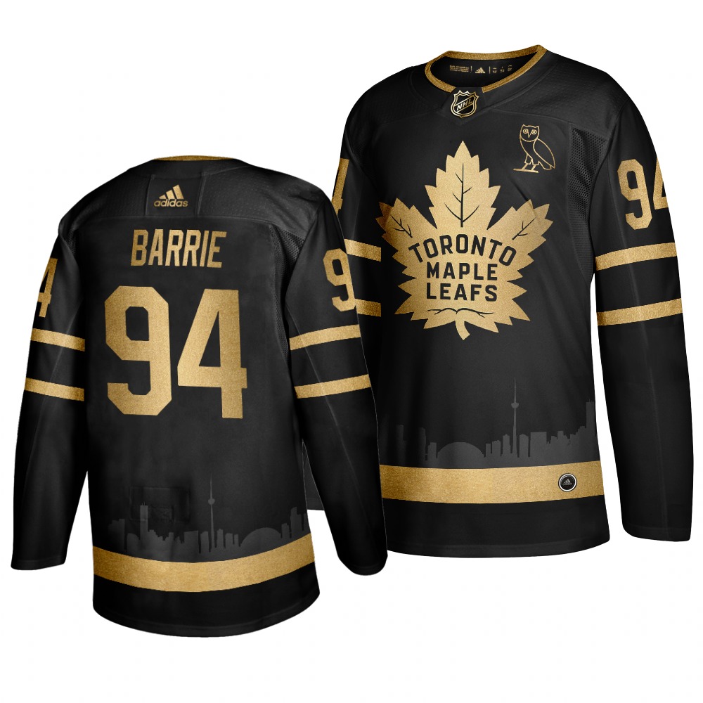 Maple Leafs 94 Tyson Barrie Black With Special Glittery Logo Adidas Jersey Maple Leafs 94 Tyson Barrie Black With Special Glittery Logo Adidas Jersey