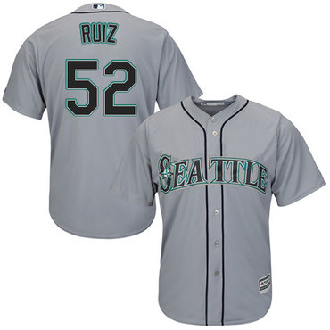Mariners #52 Carlos Ruiz Grey Cool Base Stitched Youth MLB Jersey Mariners #52 Carlos Ruiz Grey Cool Base Stitched Youth MLB Jersey