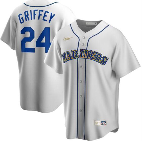 Mariners 24 Ken Griffey Jr. White 2020 Nike Cool Base Jersey Mariners 24 Ken Griffey Jr. White 2020 Nike Cool Base Jersey