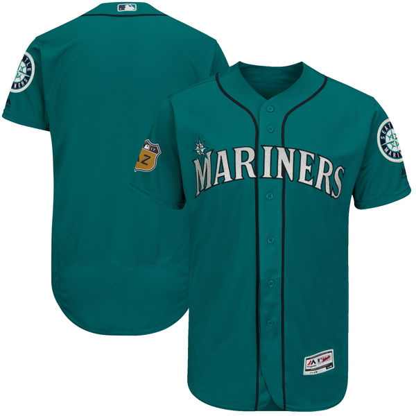 Mariners Blank Green 2017 Spring Training Flexbase Jersey