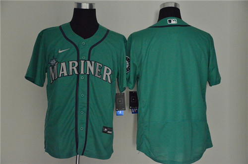 Mariners Blank Green Cool Base Jersey Mariners Blank Green Cool Base Jersey