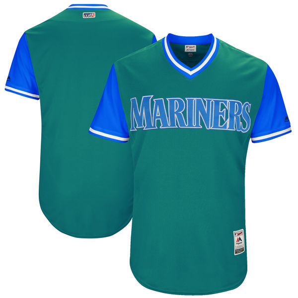 Mariners Majestic Aqua 2017 Players Weekend Team Jersey