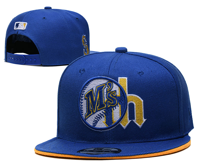 Mariners Snapback Hat- -YD