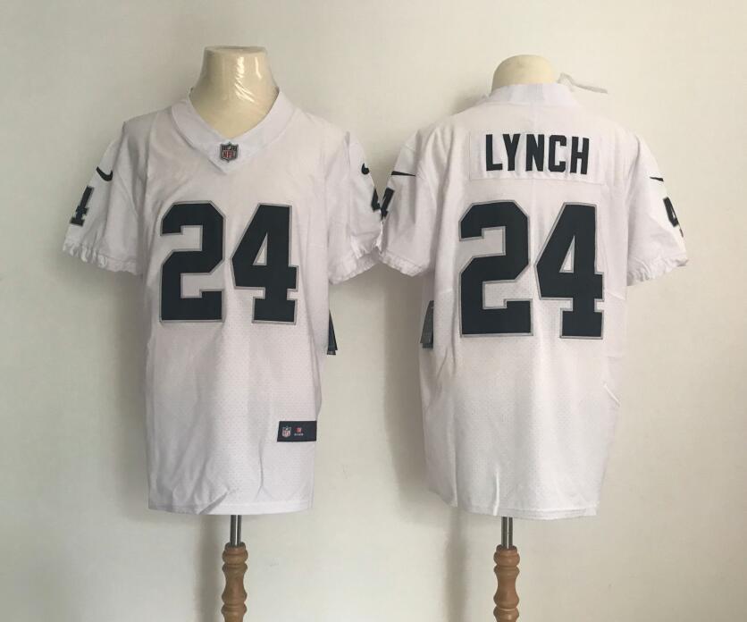 Marshawn Lynch Oakland Raiders Nike Vapor Untouchable Elite Player Jersey - White