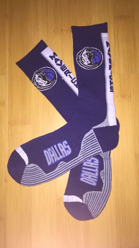 Mavericks Team Logo Purple NBA Socks Mavericks Team Logo Purple NBA Socks