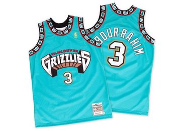 Memphis Grizzlies #3 Shareef Abdur-Rahim Green Hardwood Classics Throwback Stitched NBA Jersey