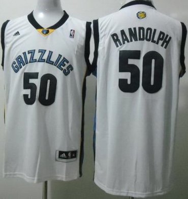 Memphis Grizzlies 50 Zach Randolph White Revolution 30 Swingman NBA Jerseys