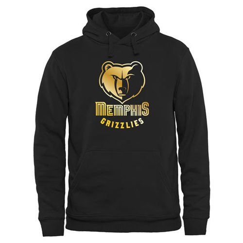 Memphis Grizzlies Gold Collection Pullover Hoodie Black Memphis Grizzlies Gold Collection Pullover Hoodie Black