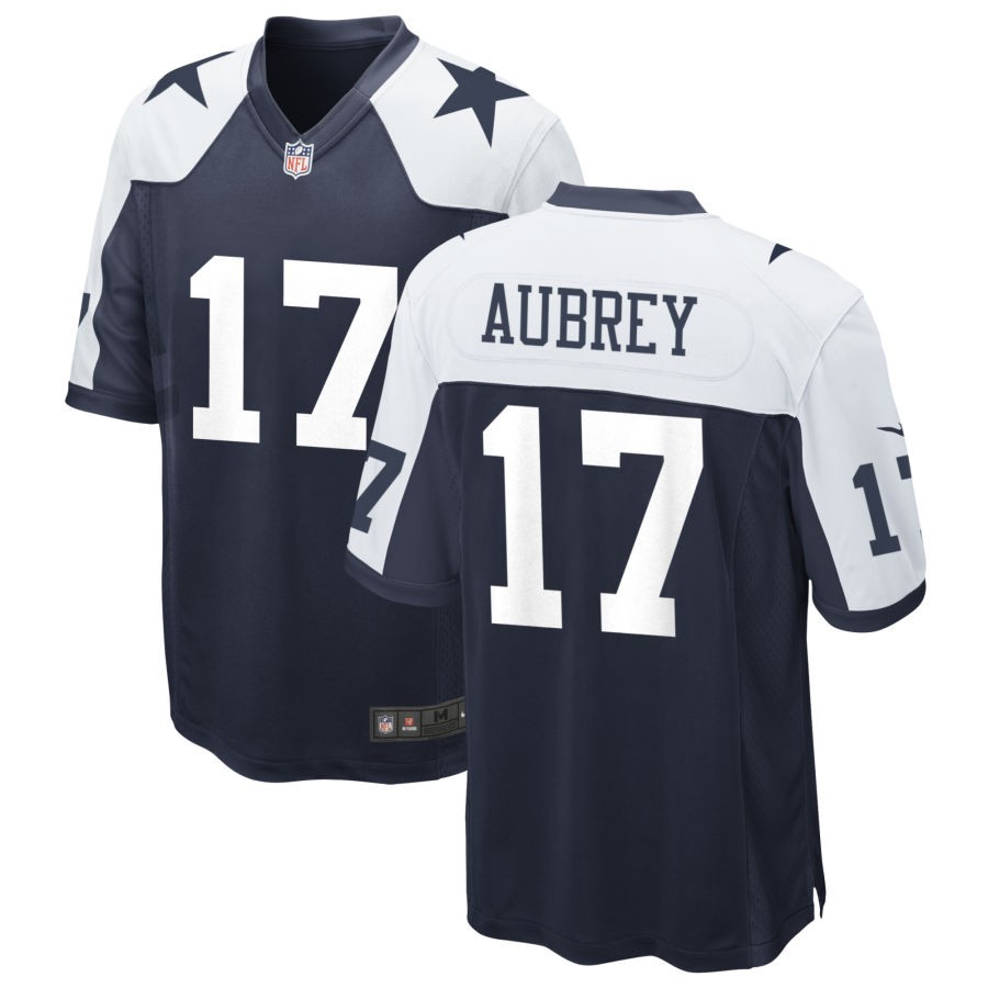 Men's Dallas Cowboys #17 Brandon Aubrey Limited Navy Vapor Untouchable Jersey (2) Men's Dallas Cowboys #17 Brandon Aubrey Limited Navy Vapor Untouchable Jersey (2)