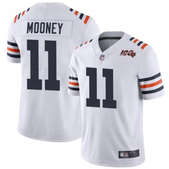 Men's #11 Darnell Mooney Chicago Bears White Jersey Men's #11 Darnell Mooney Chicago Bears White Jersey