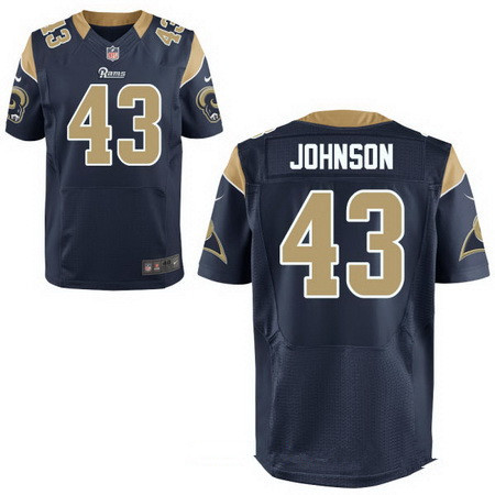 Men's 2017 NFL Draft Los Angeles Rams #43 John Johnson Navy Blue Team Color Stitched NFL Nike Elite Jersey Men's 2017 NFL Draft Los Angeles Rams #43 John Johnson Navy Blue Team Color Stitched NFL Nike Elite Jersey