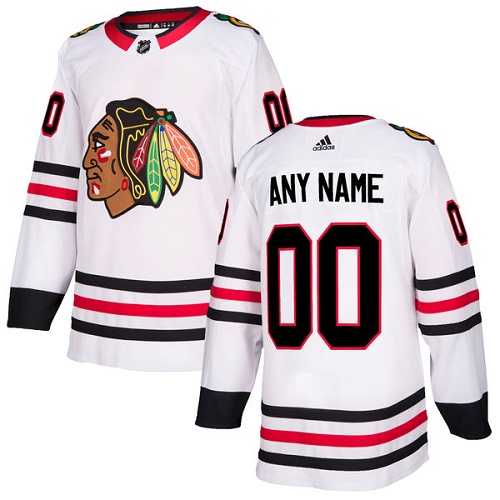 Men's Adidas Blackhawks Personalized Authentic White Road NHL Jersey Men's Adidas Blackhawks Personalized Authentic White Road NHL Jersey