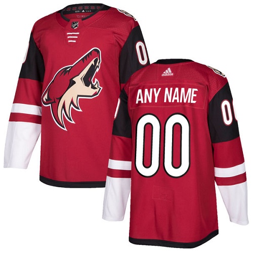 Men's Adidas Coyotes Personalized Authentic Red Home NHL Jersey Men's Adidas Coyotes Personalized Authentic Red Home NHL Jersey