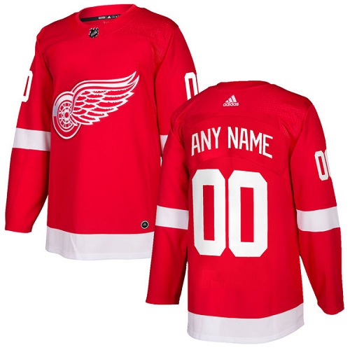 Men's Adidas Red Wings Personalized Authentic Red Home NHL Jersey Men's Adidas Red Wings Personalized Authentic Red Home NHL Jersey