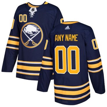 Men's Adidas Sabres Personalized Authentic Navy Blue Home NHL Jersey Men's Adidas Sabres Personalized Authentic Navy Blue Home NHL Jersey