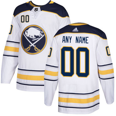 Men's Adidas Sabres Personalized Authentic White Road NHL Jersey Men's Adidas Sabres Personalized Authentic White Road NHL Jersey