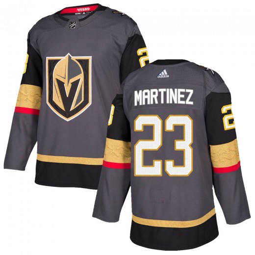 Men's Adidas Vegas Golden Knights #23 Alec Martinez Gray Home Jersey Men's Adidas Vegas Golden Knights #23 Alec Martinez Gray Home Jersey