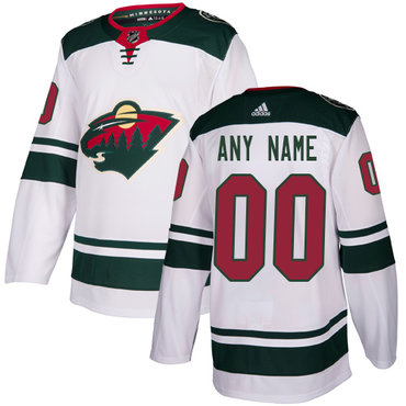 Men's Adidas Wild Personalized Authentic White Road NHL Jersey Men's Adidas Wild Personalized Authentic White Road NHL Jersey
