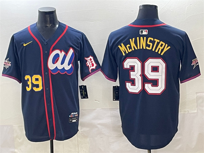 Men's American League #39 Zach McKinstry Navy 2025 All-Star Edition Limited Stitched Baseball Jersey