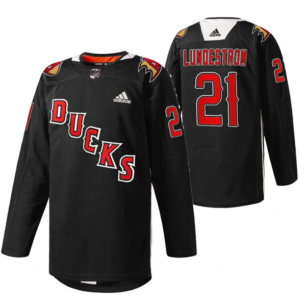 Men's Anaheim Ducks #21 Isac Lundestrom 2022 Black Angels Night Stitched Jersey Men's Anaheim Ducks #21 Isac Lundestrom 2022 Black Angels Night Stitched Jersey