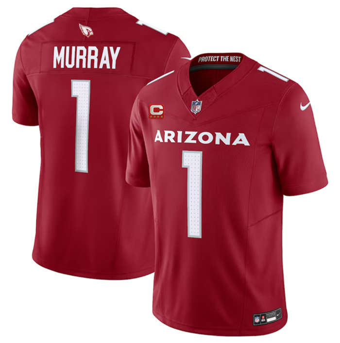 Men's Arizona Cardinals #1 Kyler Murray Red 2023 F.U.S.E. With 4-Star C Patch Vapor Untouchable F.U.S.E. Limited Stitched Football Jersey Men's Arizona Cardinals #1 Kyler Murray Red 2023 F.U.S.E. With 4-Star C Patch Vapor Untouchable F.U.S.E. Limited Stitched Football Jersey