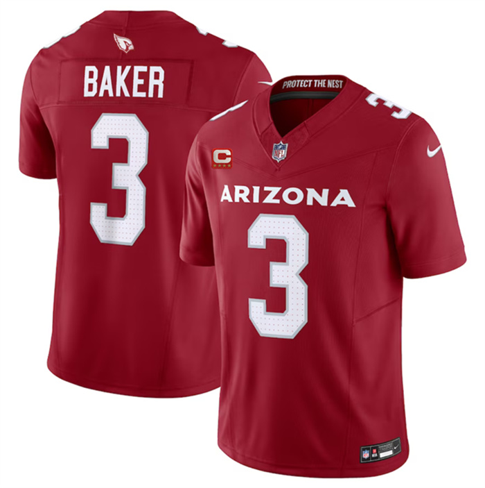 Men's Arizona Cardinals #3 Budda Baker Red 2023 F.U.S.E. With 4-Star C Patch Vapor Untouchable F.U.S.E. Limited Stitched Football Jersey Men's Arizona Cardinals #3 Budda Baker Red 2023 F.U.S.E. With 4-Star C Patch Vapor Untouchable F.U.S.E. Limited Stitched Football Jersey