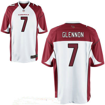 Men's Arizona Cardinals #7 Mike Glennon White Road Stitched NFL Nike Game Jersey Men's Arizona Cardinals #7 Mike Glennon White Road Stitched NFL Nike Game Jersey