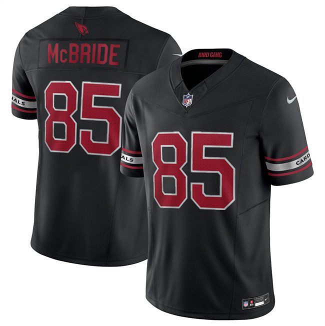 Men's Arizona Cardinals #85 Trey McBride Black 2024 F.U.S.E. Vapor Untouchable Limited Stitched JersEY Men's Arizona Cardinals #85 Trey McBride Black 2024 F.U.S.E. Vapor Untouchable Limited Stitched JersEY