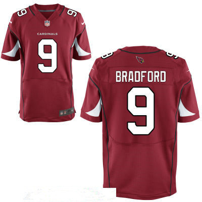 Men's Arizona Cardinals #9 Sam Bradford Red Team Color Stitched NFL Nike Elite Jersey Men's Arizona Cardinals #9 Sam Bradford Red Team Color Stitched NFL Nike Elite Jersey