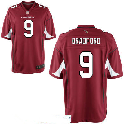 Men's Arizona Cardinals #9 Sam Bradford Red Team Color Stitched NFL Nike Game Jersey Men's Arizona Cardinals #9 Sam Bradford Red Team Color Stitched NFL Nike Game Jersey