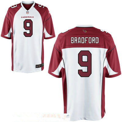 Men's Arizona Cardinals #9 Sam Bradford White Road Stitched NFL Nike Game Jersey Men's Arizona Cardinals #9 Sam Bradford White Road Stitched NFL Nike Game Jersey