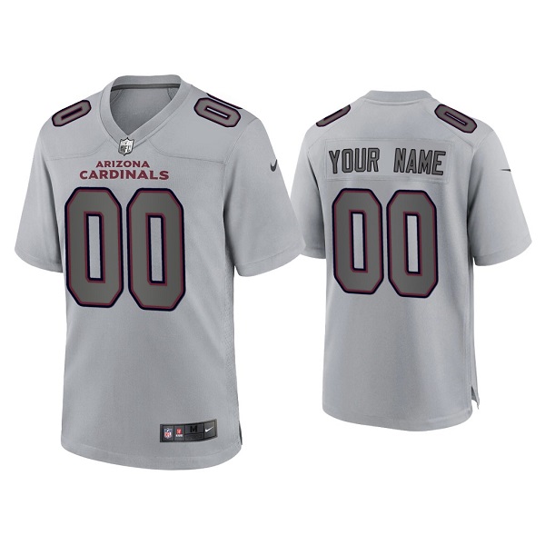 Men's Arizona Cardinals Active Player Custom Grey Atmosphere Fashion Stitched Game Jersey Men's Arizona Cardinals Active Player Custom Grey Atmosphere Fashion Stitched Game Jersey