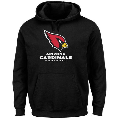 Men's Arizona Cardinals Black Critical Victory Pullover Hoodie Men's Arizona Cardinals Black Critical Victory Pullover Hoodie