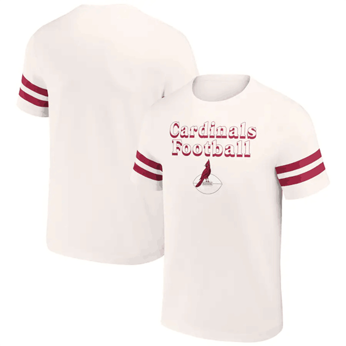 Men's Arizona Cardinals Cream X Darius Rucker Collection Vintage T-Shirt Men's Arizona Cardinals Cream X Darius Rucker Collection Vintage T-Shirt