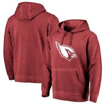 Men's Arizona Cardinals NFL Pro Line By Fanatics Branded Cardinal White Logo Shadow Washed Pullover Hoodie Men's Arizona Cardinals NFL Pro Line By Fanatics Branded Cardinal White Logo Shadow Washed Pullover Hoodie