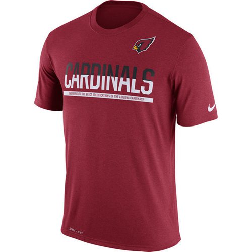 Men's Arizona Cardinals Nike Practice Legend Performance T-Shirt Red Men's Arizona Cardinals Nike Practice Legend Performance T-Shirt Red