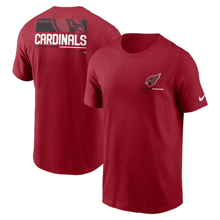 Men's Arizona Cardinals Red Team Incline T-Shirt Men's Arizona Cardinals Red Team Incline T-Shirt