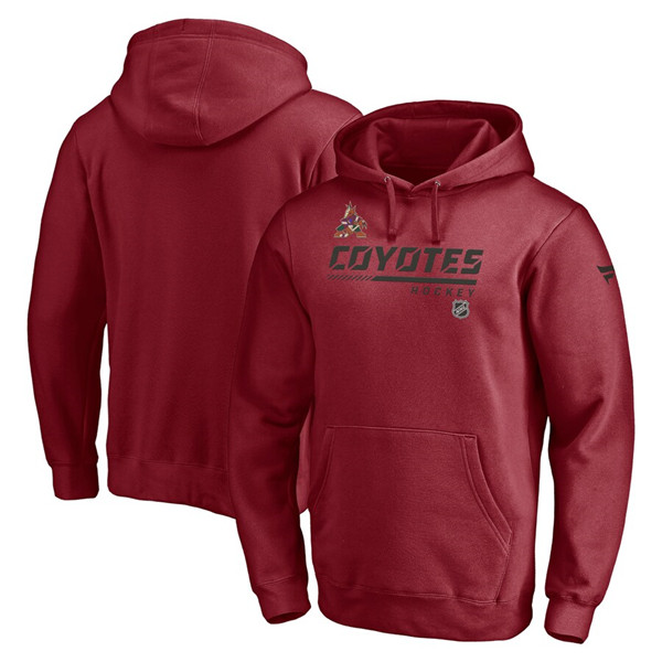 Men's Arizona Coyotes Red Pro Core Collection Prime Logo Pullover Hoodie Men's Arizona Coyotes Red Pro Core Collection Prime Logo Pullover Hoodie