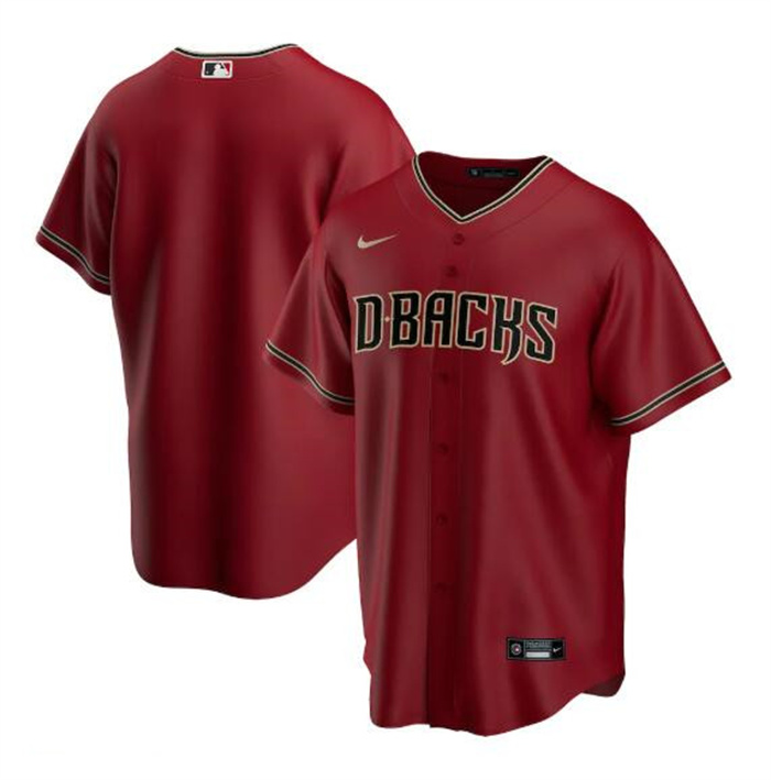 Men's Arizona Diamondbacks Blank Red Cool Base Stitched Baseball Jersey Men's Arizona Diamondbacks Blank Red Cool Base Stitched Baseball Jersey