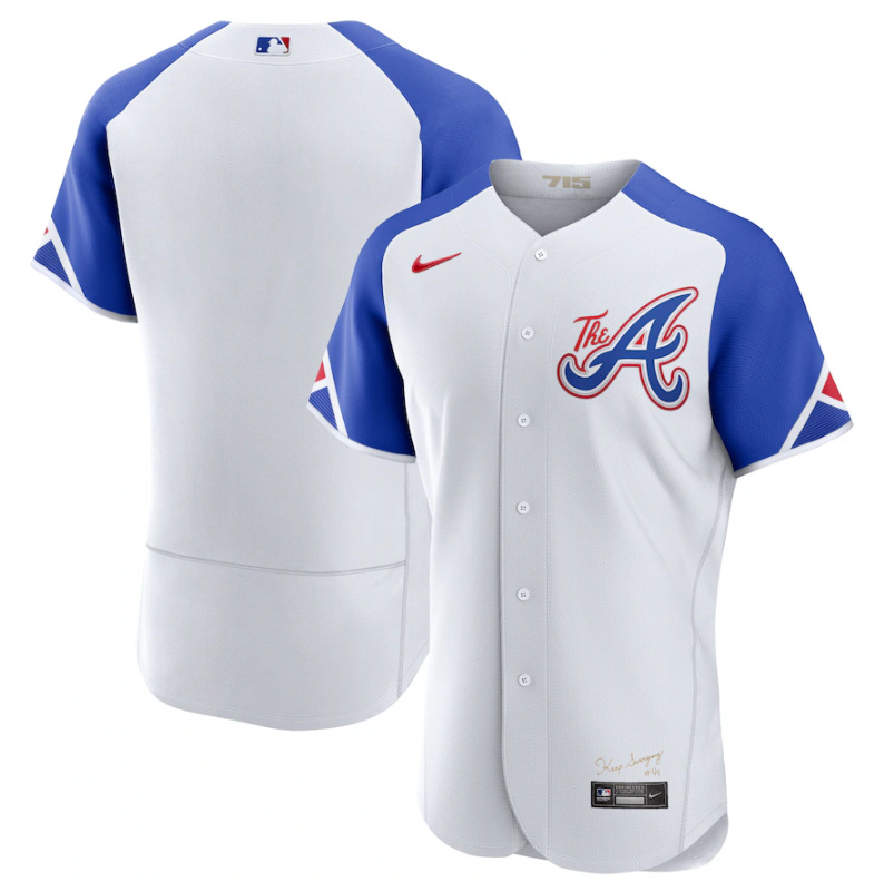 Men's Atlanta Braves Blank White 2023 City Connect Flex Base Stitched Jersey Men's Atlanta Braves Blank White 2023 City Connect Flex Base Stitched Jersey
