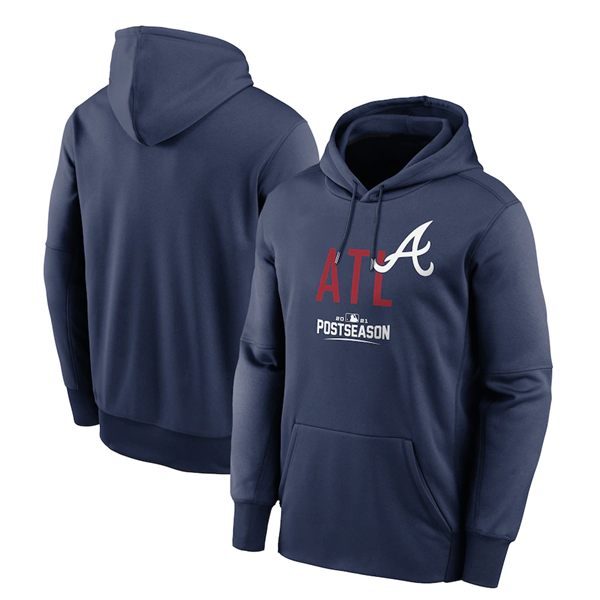 Men's Atlanta Braves Navy Hoodie Men's Atlanta Braves Navy Hoodie